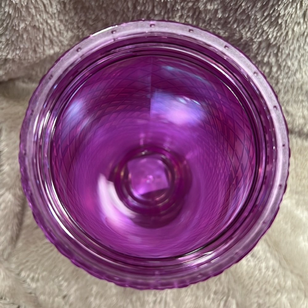 🎉HP🎉 STARBUCKS Iridescent Purple Studded 24oz Tumbler - Picture 4 of 6